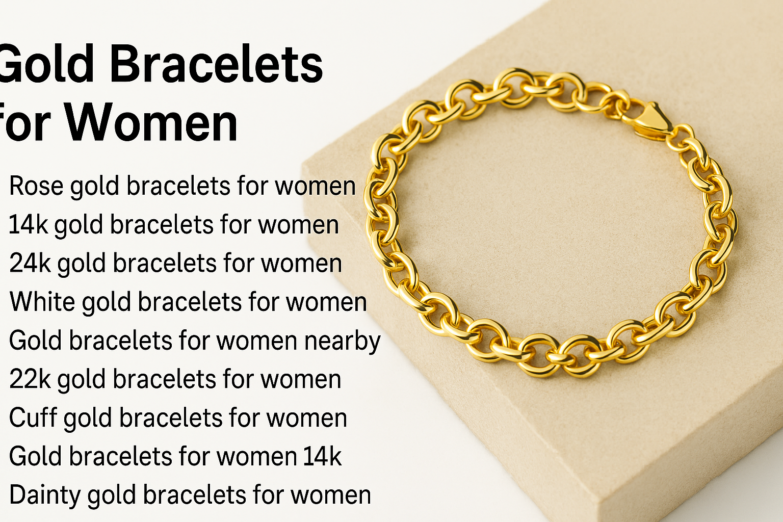 gold bracelets for women